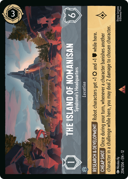 The Island of Nomanisan - Syndrome's Headquarters