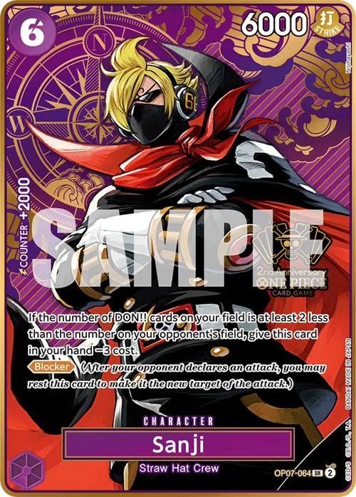 Sanji (2nd Anniversary Stamp)
