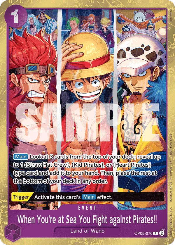 When You're at Sea You Fight against Pirates!! (Store Qualifier Champion Alternate Art)