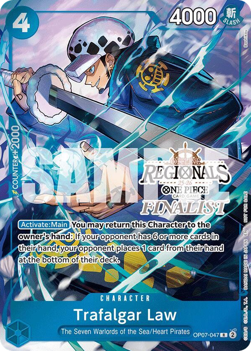 Trafalgar Law (Offline Regional Finalist Stamp)