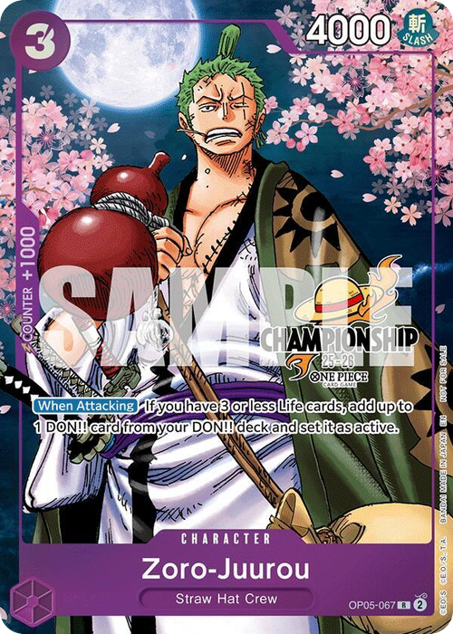 Zoro-Juurou (Finalist Championship Stamp)