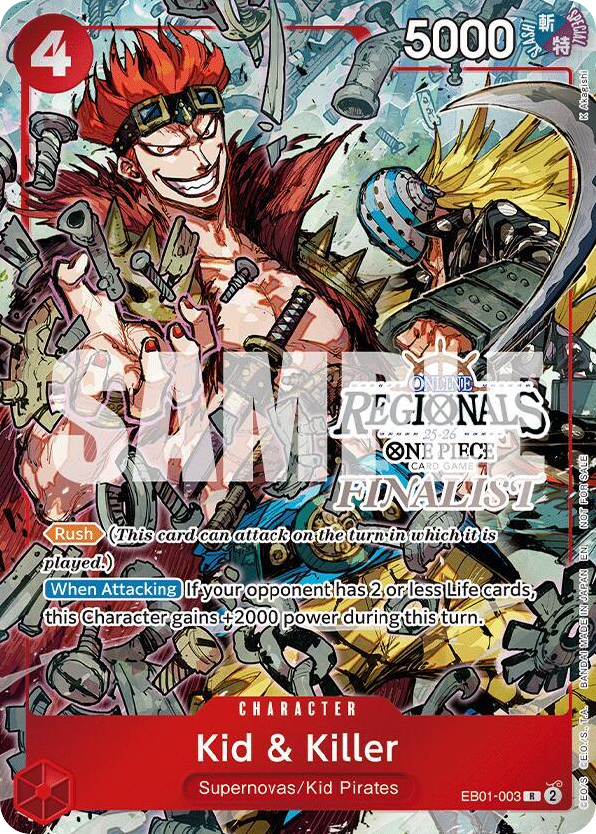 Kid & Killer (Online Regional Finalist Stamp)