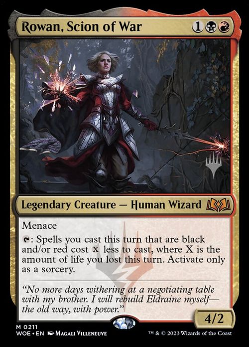 Rowan, Scion of War